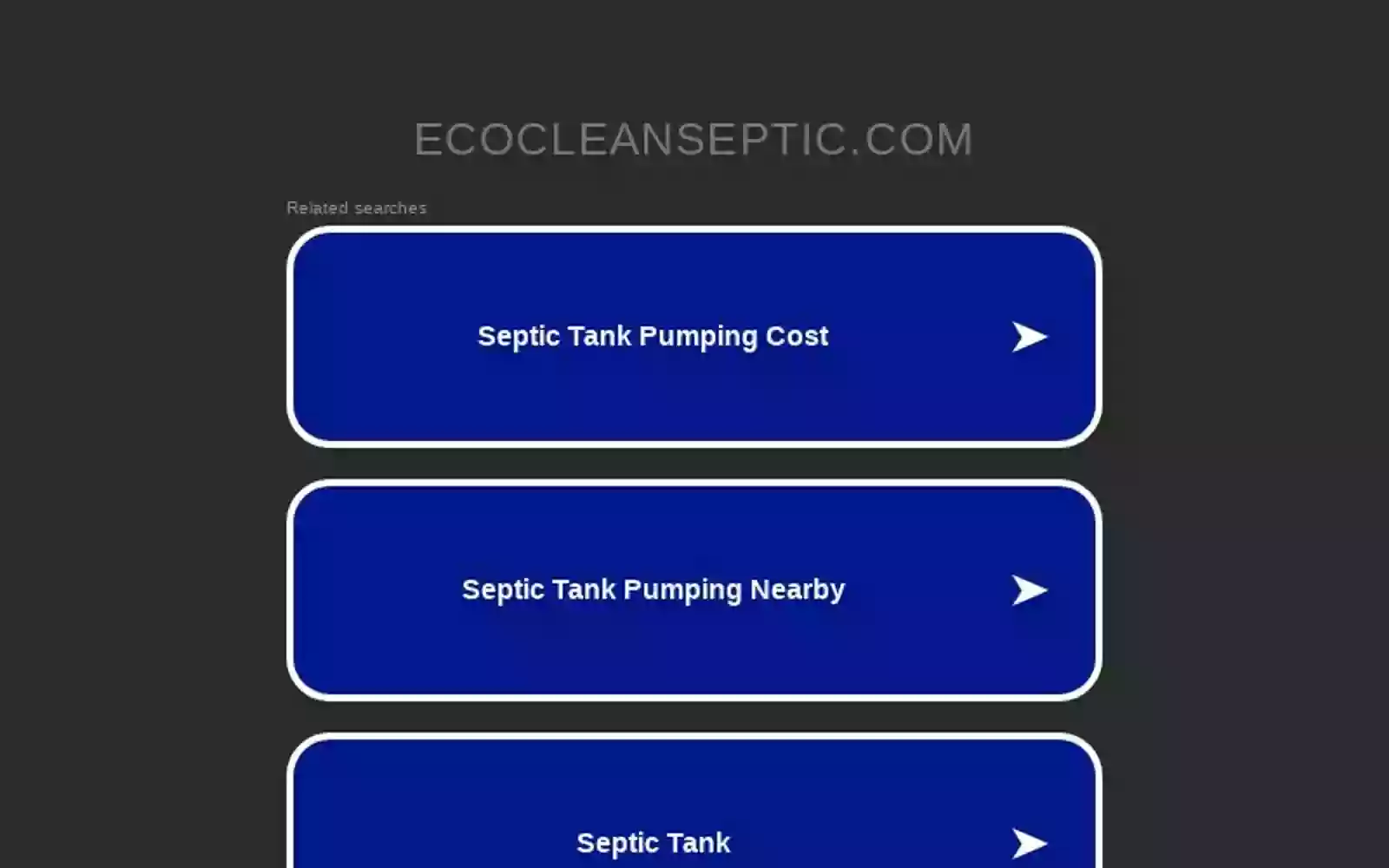 EcoClean Septic Tank Pumping, Repair and Inspections