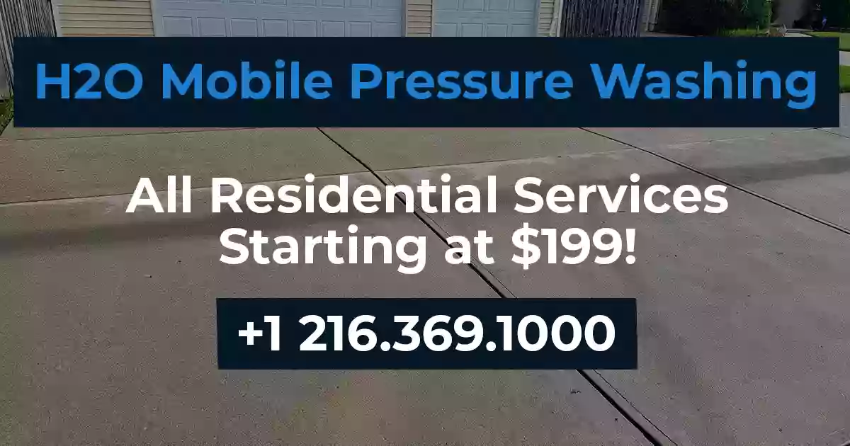 H2O Mobile Pressure Washing