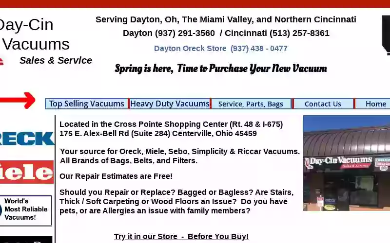 Oreck Authorized Retailer of Dayton
