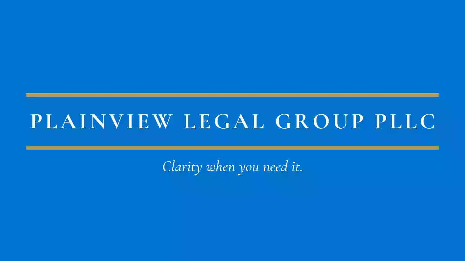 PLAINVIEW LEGAL GROUP PLLC