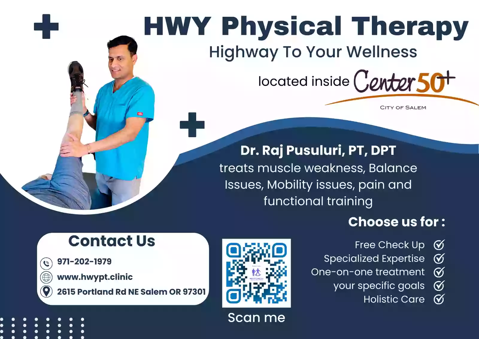 HWY Physical Therapy @ Center 50+ Salem