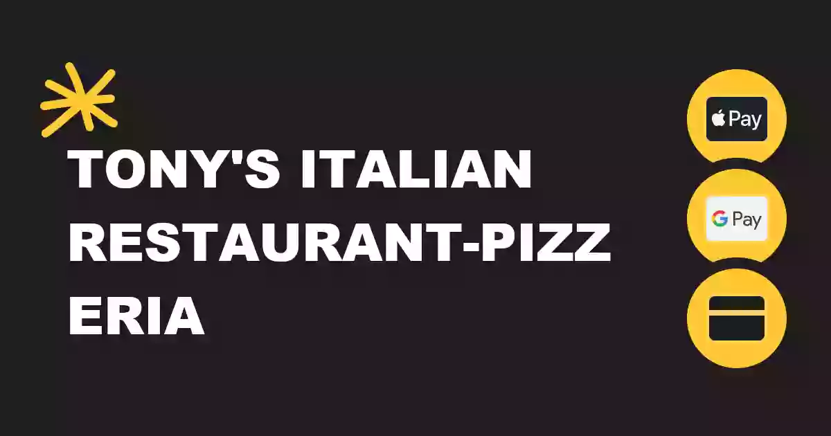 Tony's Italian Restaurant-Pizzeria