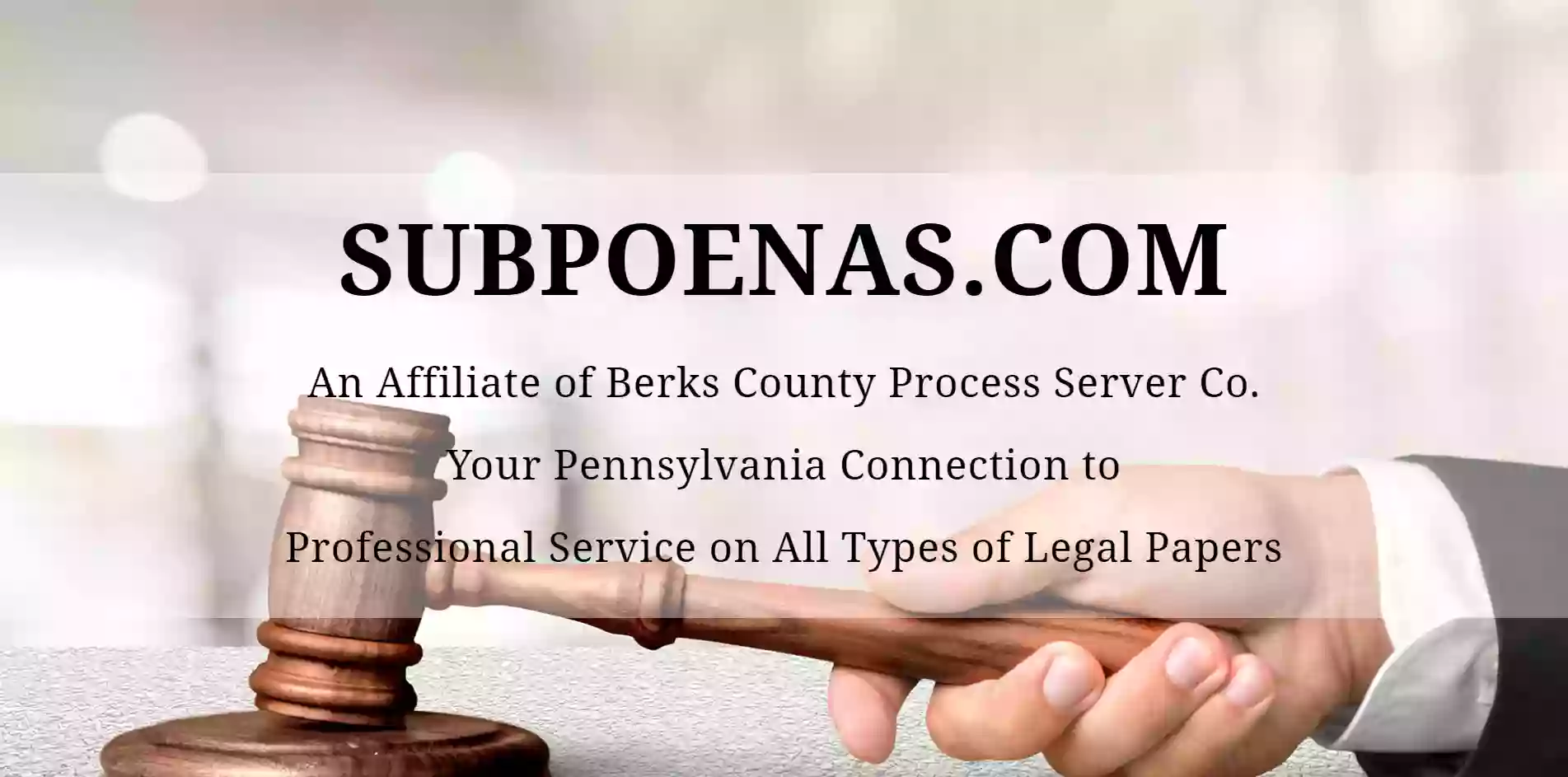 Berks County Process Server Co