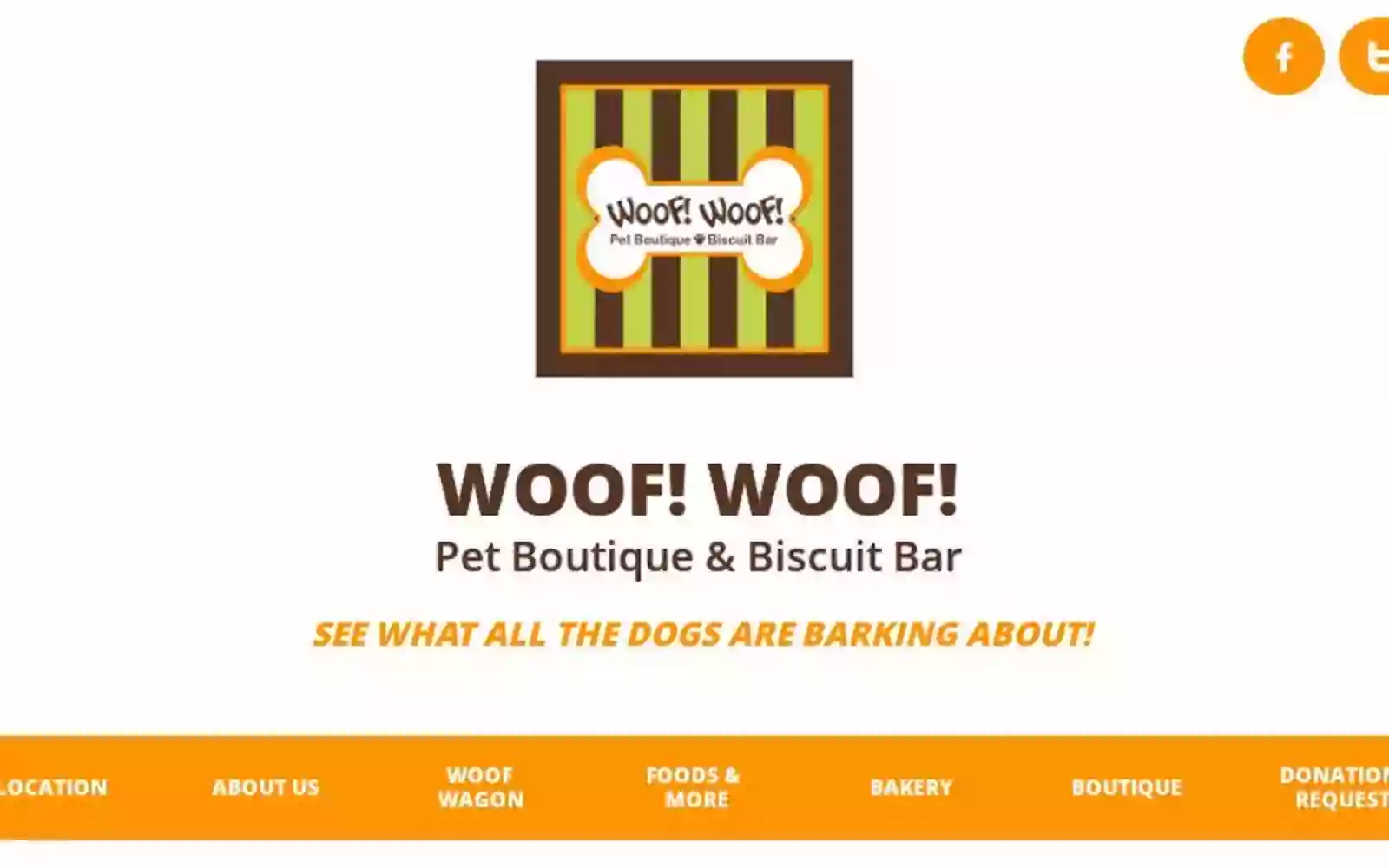 WOOF! WOOF! Pet Boutique & Biscuit Bar