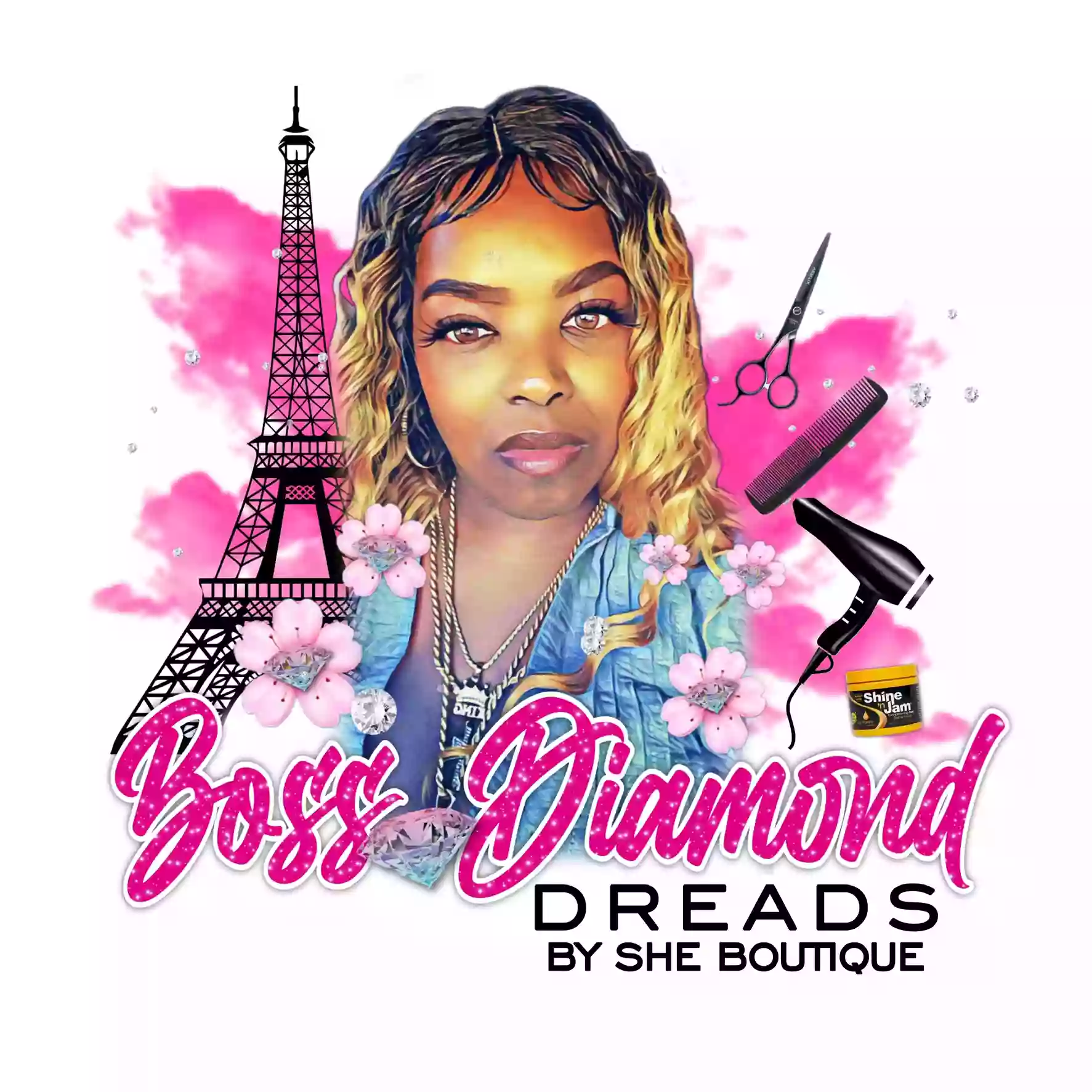 Boss Diamond Dreads By She Boutique