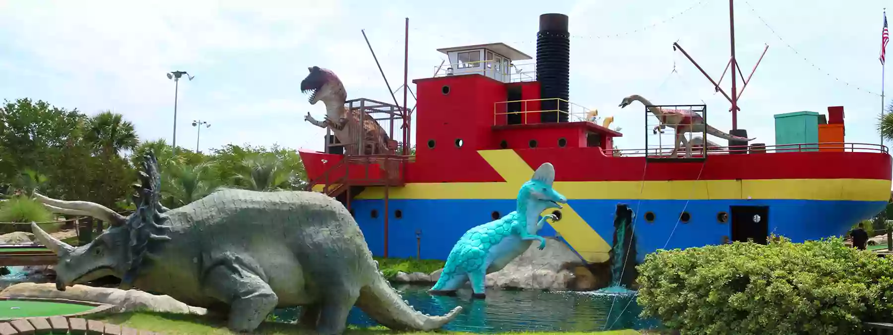 Professor Hacker's Dinosaur Adventure Golf