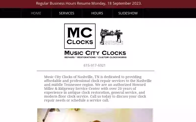 Music City Clocks: Clock Repair & Restoration