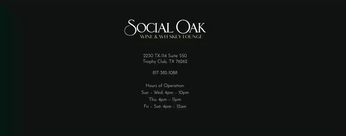 Social Oak - Wine & Whiskey Lounge