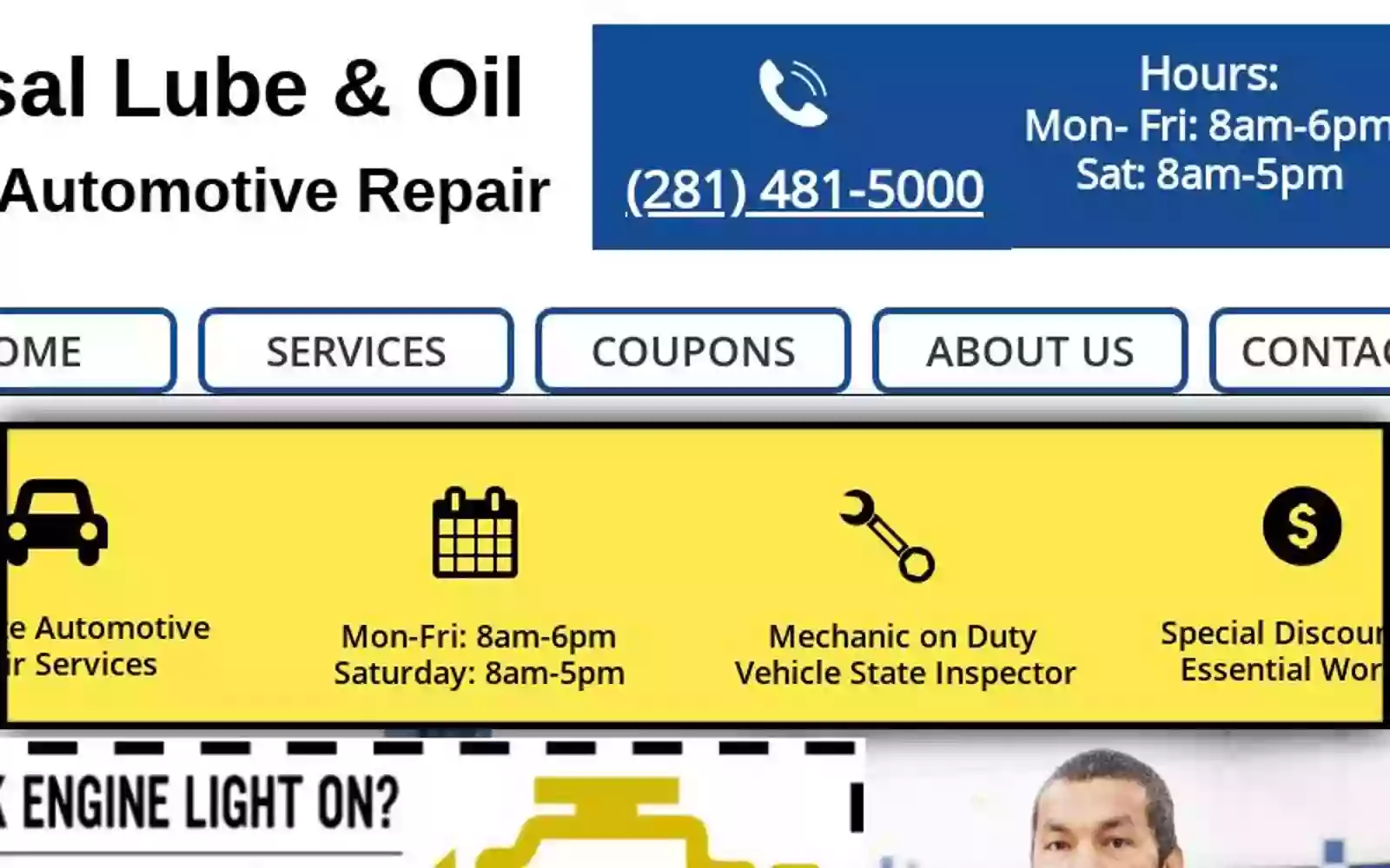 Universal Lube & Oil - Auto Repair LLC