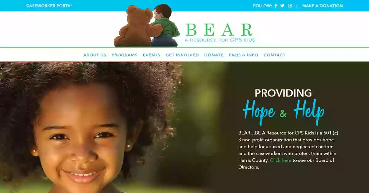 BEAR ... BE A Resource for CPS Kids