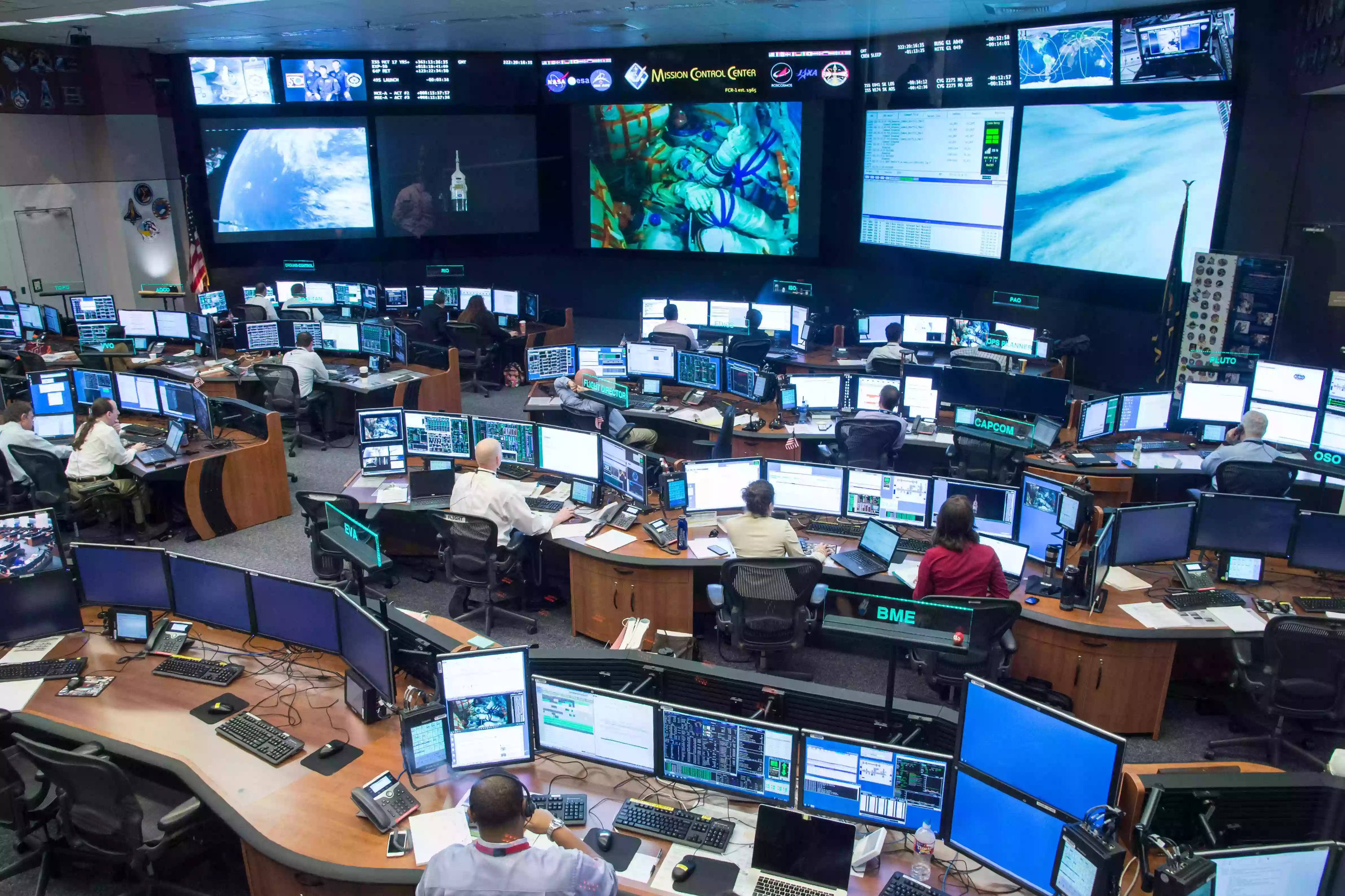 NASA Mission Control Center