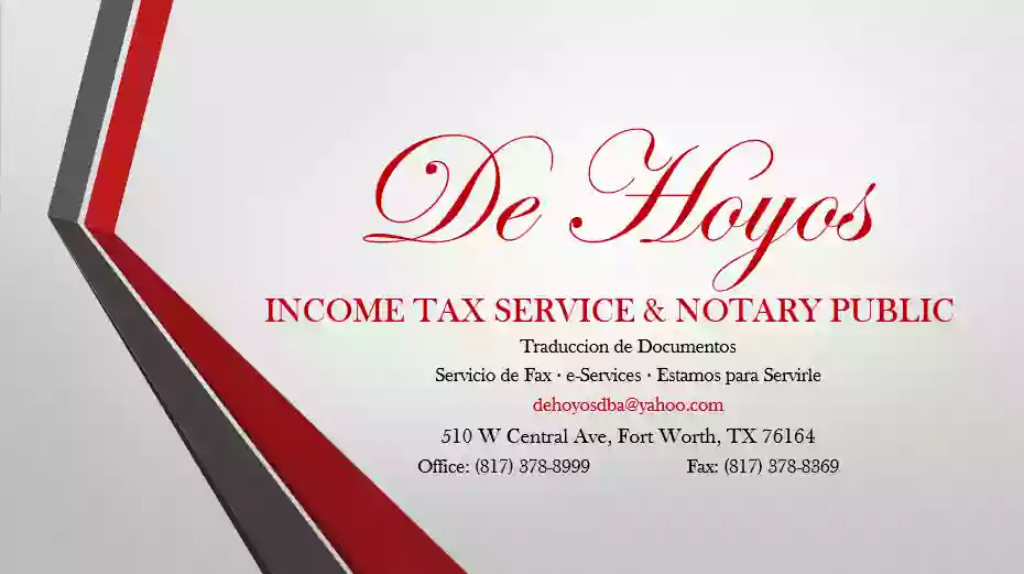 De Hoyos Income Tax Service & Notary Public (Marta)