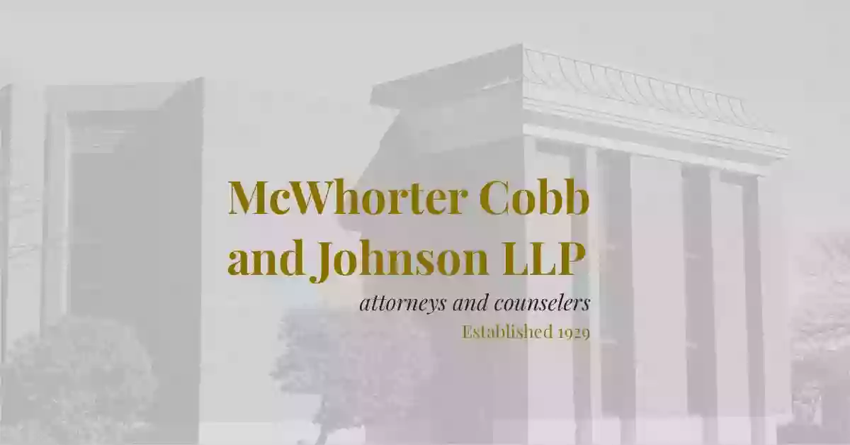 McWhorter Cobb & Johnson, LLP