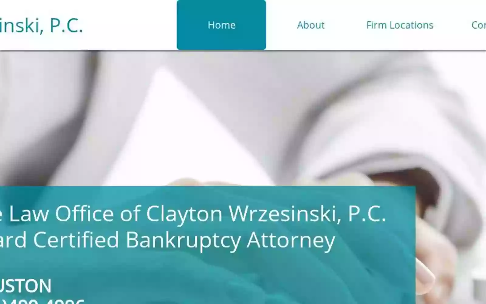 Board Certified Bankruptcy Attorney Clayton Wrzesinski