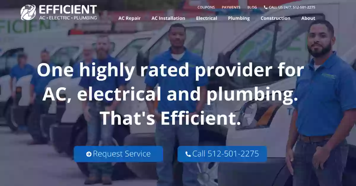 Efficient AC, Electric & Plumbing