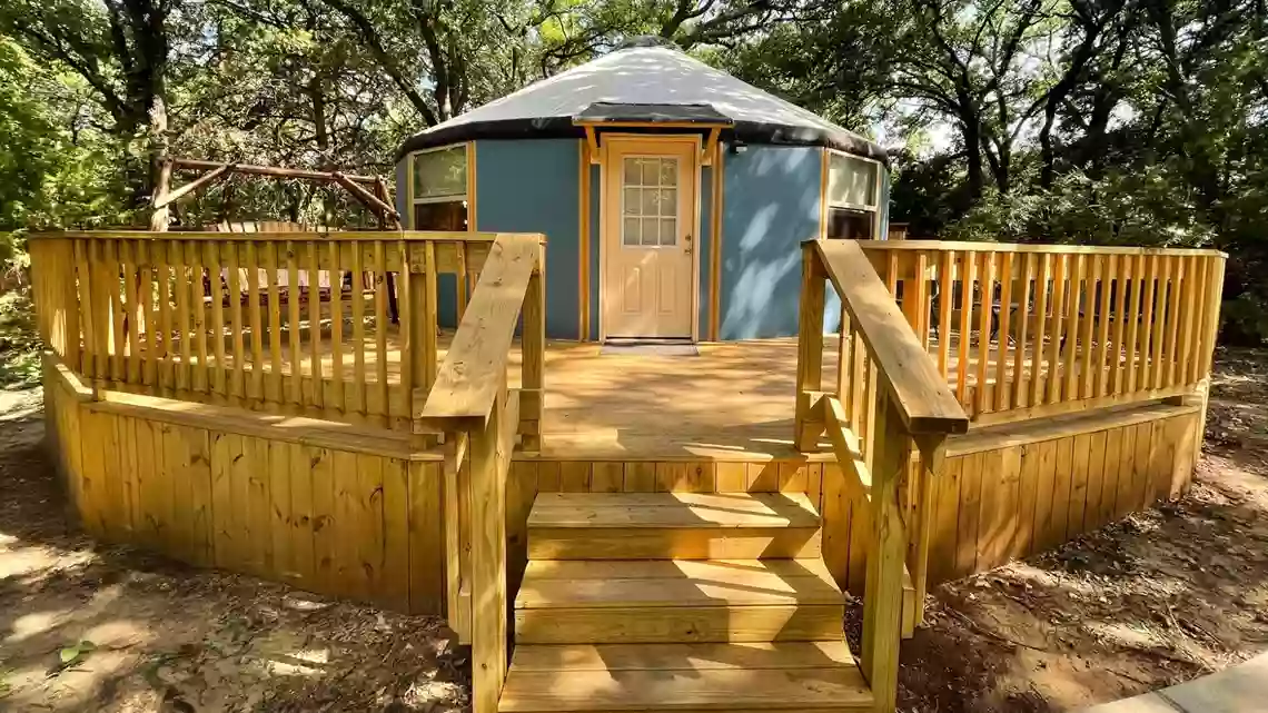 Luxury Yurt at Loyd Park on Joe Pool Lake