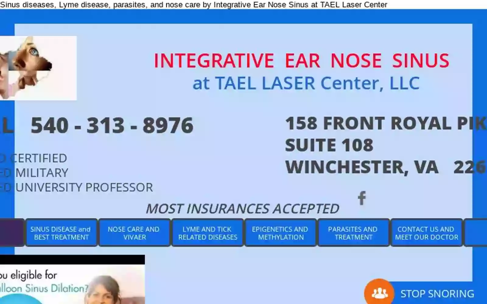 Integrative Ear Nose Throat Sinus: Garrison Morin, MD