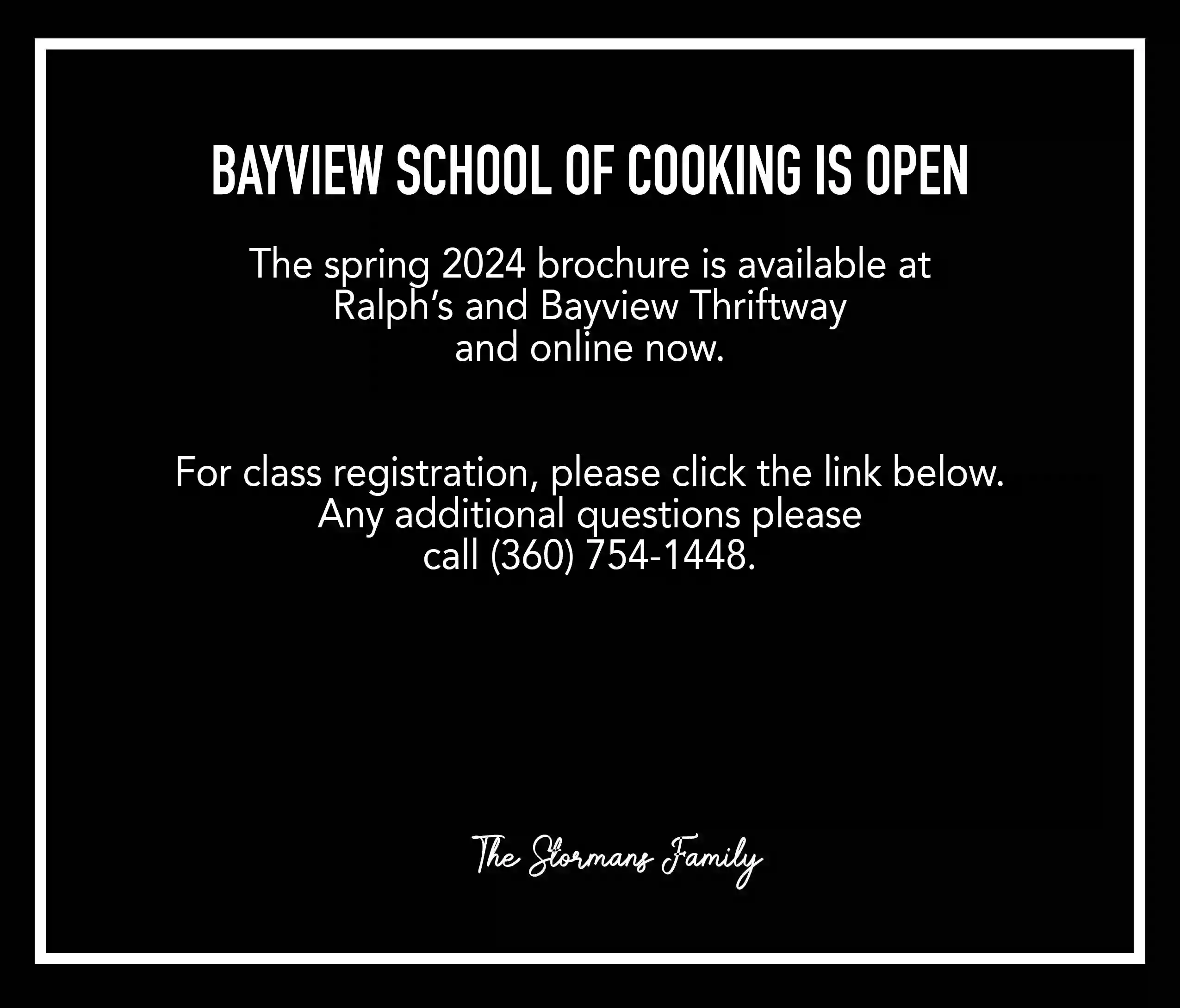 Bayview School of Cooking