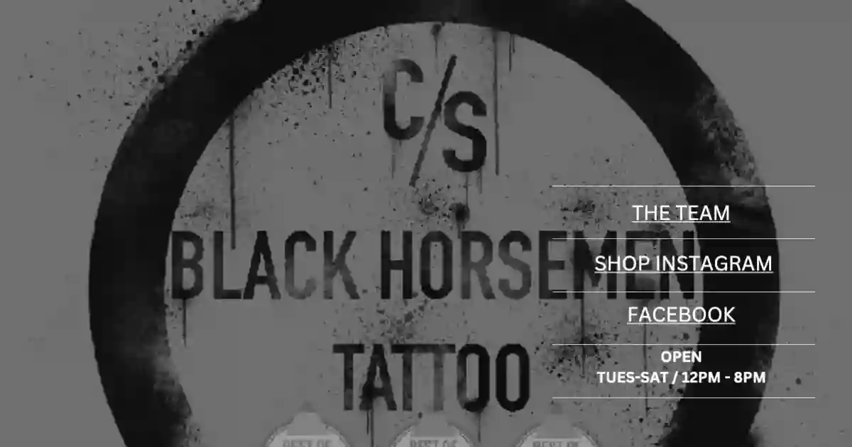 Black horsemen tattoo