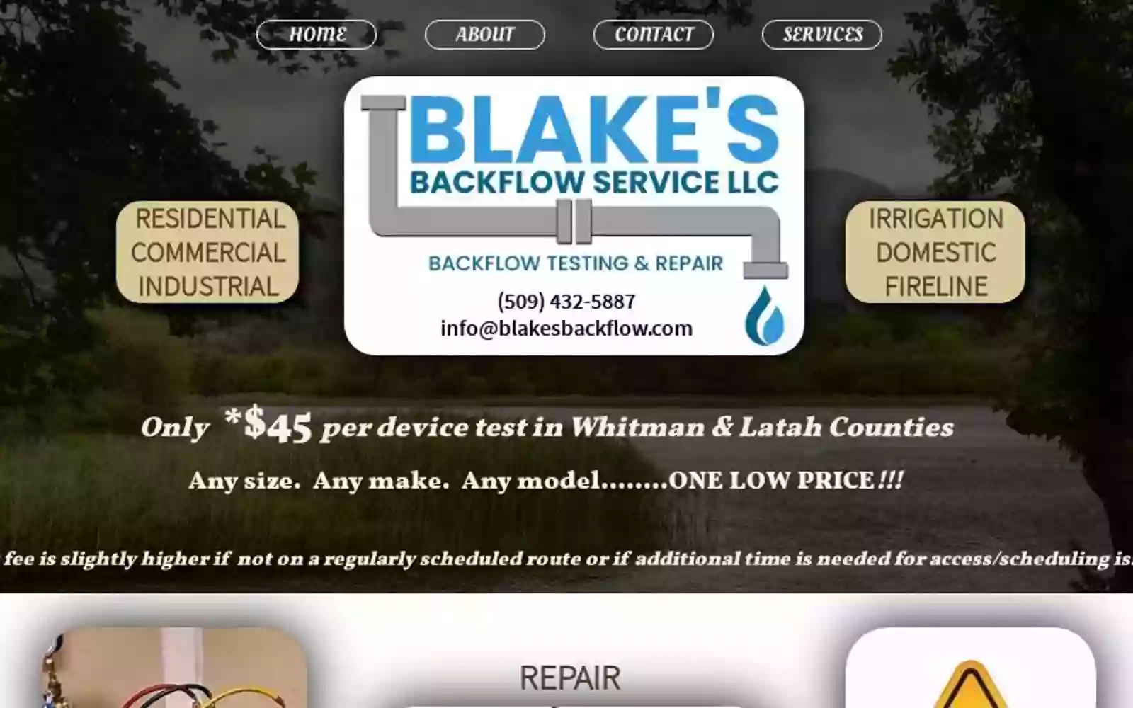 BLAKE'S BACKFLOW SERVICE LLC