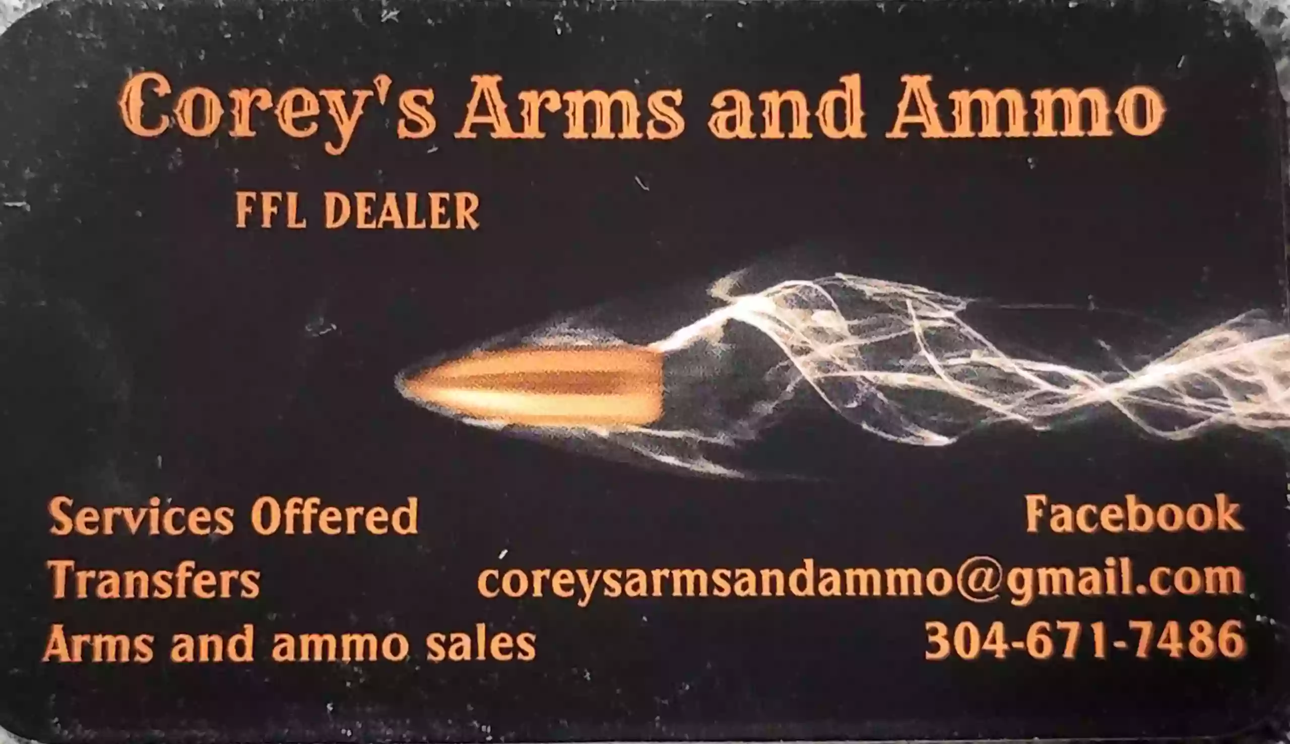 Corey's arms and ammo