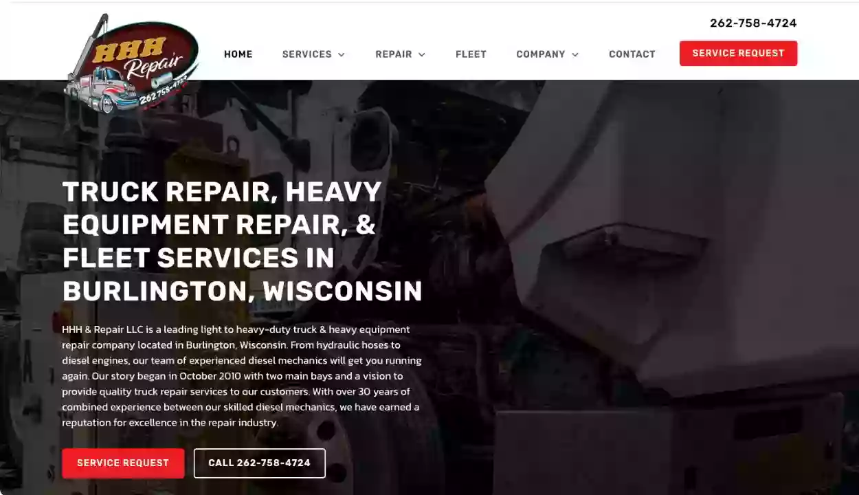 HHH & Repair - Truck Repair Shop in Burlington, WI